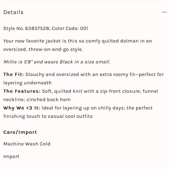 SOLD • free people dolman quilted jacket oversized multi season coat - Picture 7 of 8